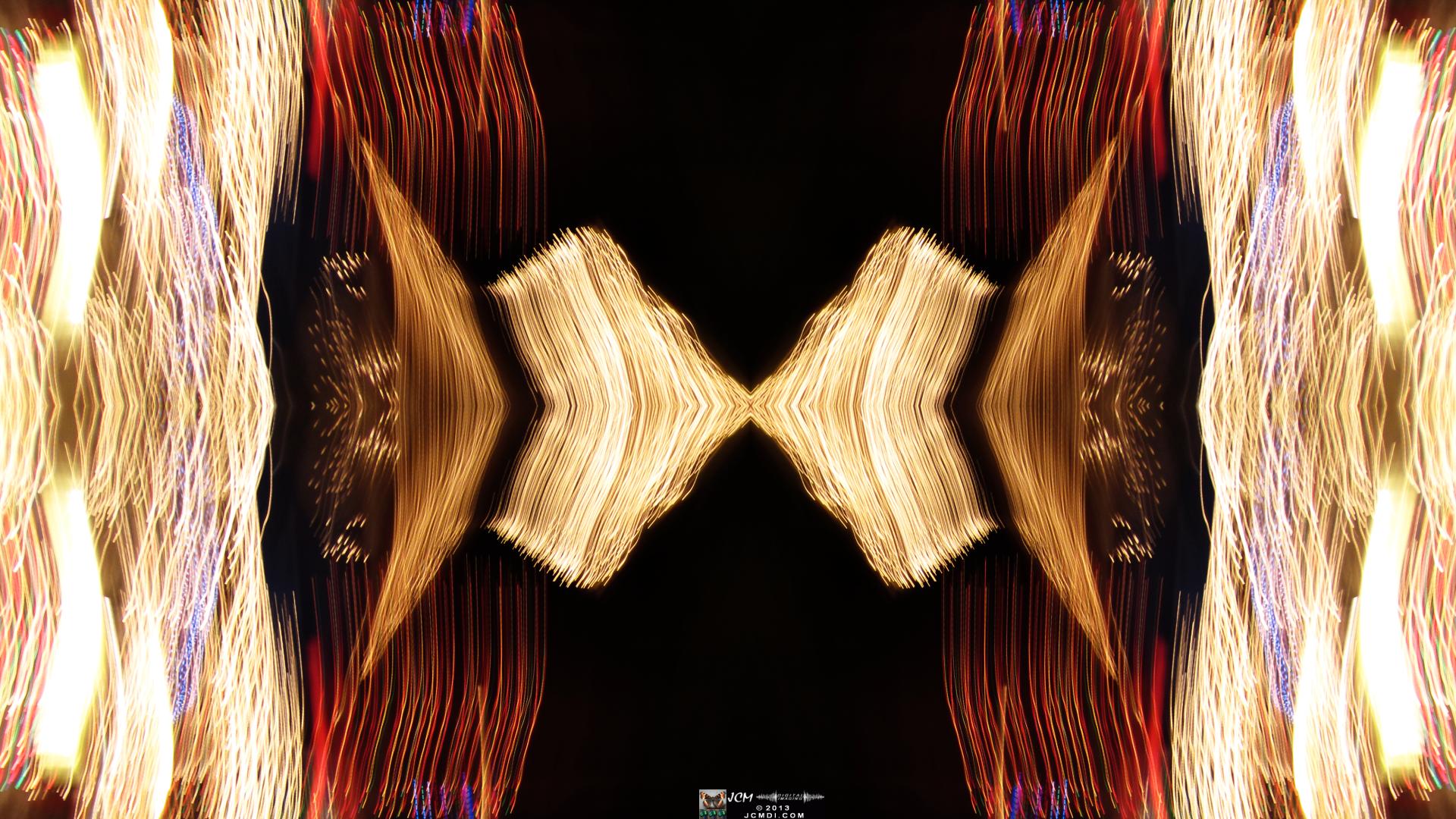 Wakefield Holiday Lightshow 2013 Quadroscopic long exposure artwork